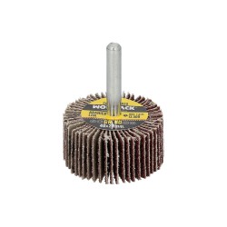 Abanico Lija Grano 80 Medida Ø 40 x 20 mm. Disco Abrasivo Laminas, Ruedas Mil Hojas, Ruedas Abrasiva