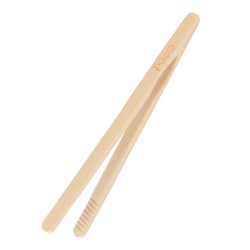 Pinzas De Cocina de Bambu Natural 20 cm.