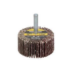 Abanico Lija Grano 120 Medida Ø 50 x 25 mm. Disco Abrasivo Laminas, Ruedas Mil Hojas, Ruedas Abrasiva